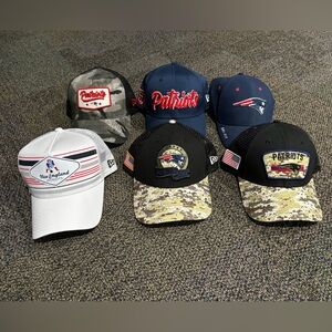 Bundle New England Patriot Hats NWOT